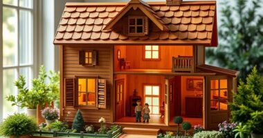 luxury wooden dollhouse collections