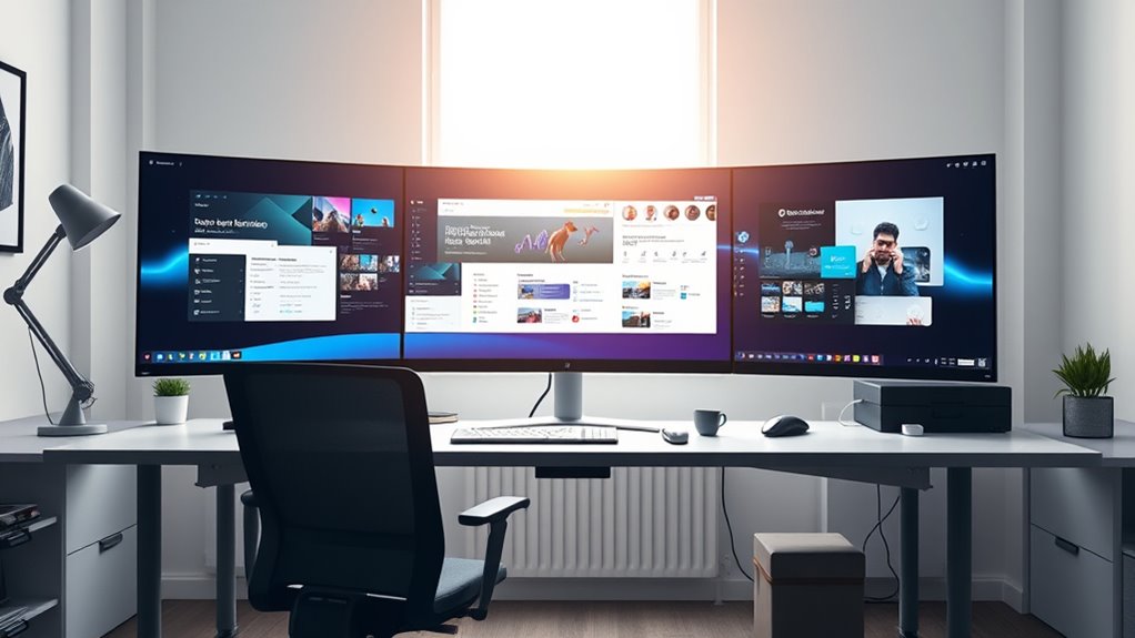 optimal ultrawide workspace setup