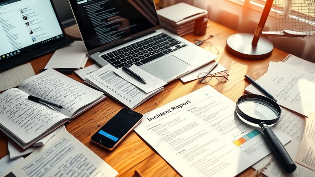 record communicate report incidents