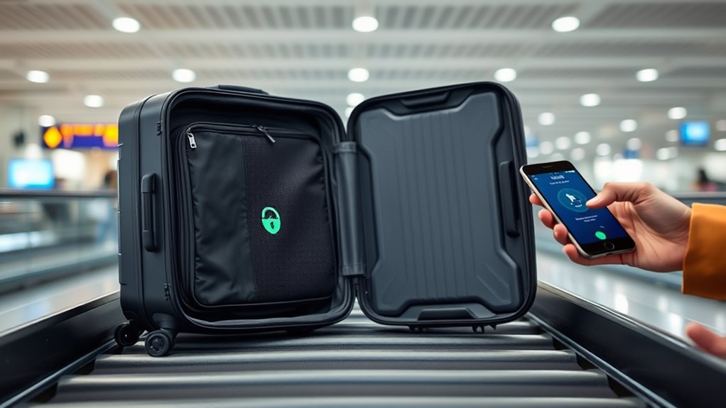 reliable gps luggage features