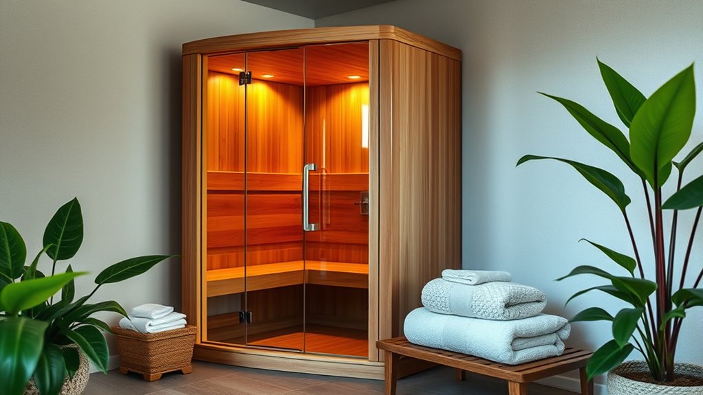 sauna size installation safety