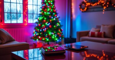 smart christmas light selection