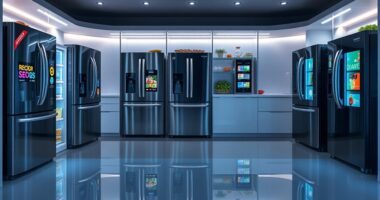smart refrigerators with touchscreens