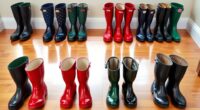 stylish functional rain boots