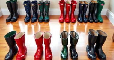 stylish functional rain boots