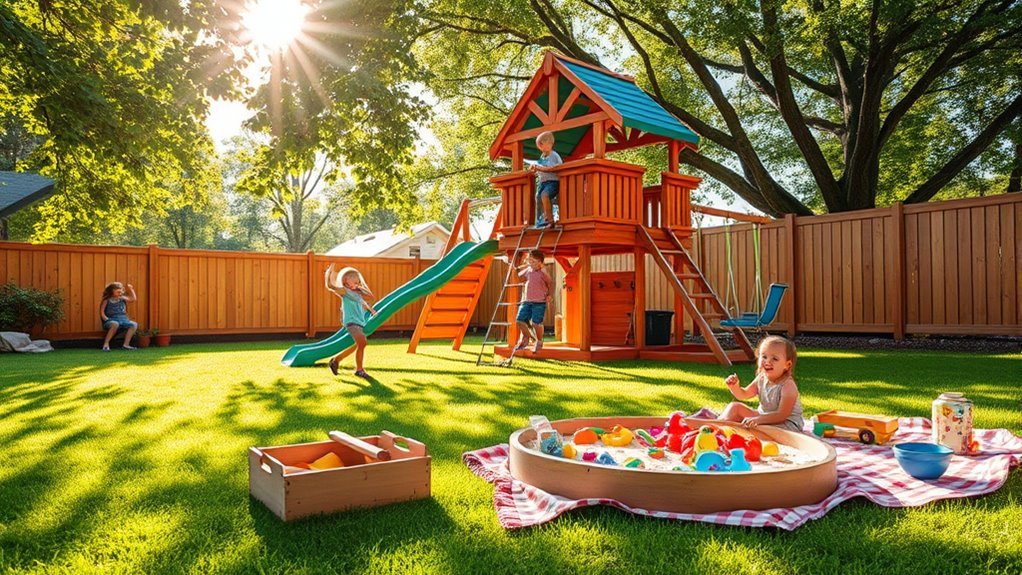 top backyard outdoor playsets