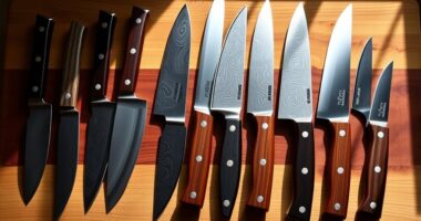 top carbon steel damascus knives