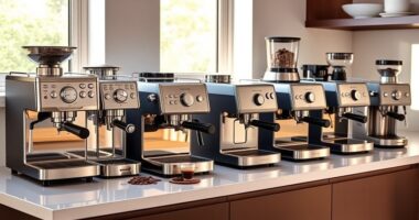 top espresso machines with grinders