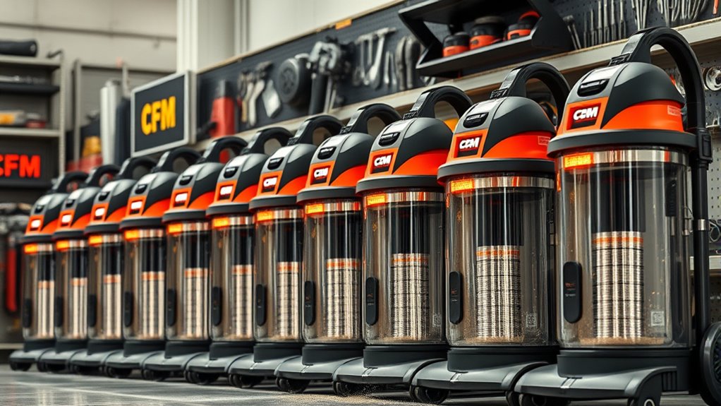 top high cfm shop vacuums