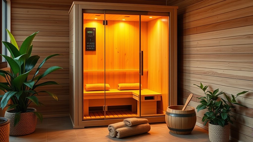 top home sauna kit selections