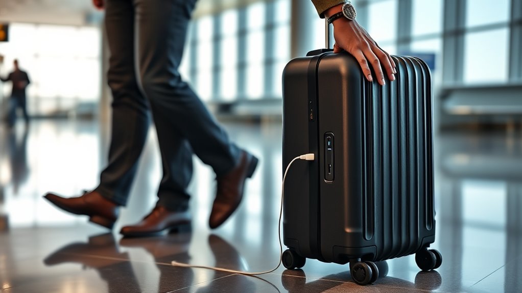 travel ready usb luggage features