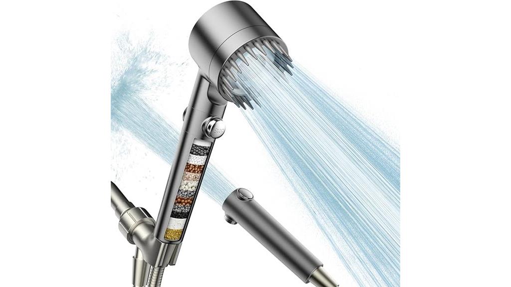 adjustable high pressure shower