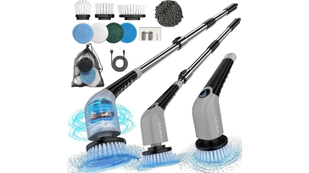 cordless spin scrubbing brush