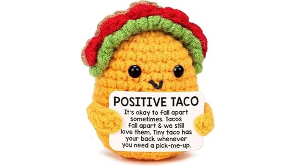cute crochet taco gift
