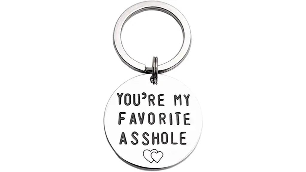 favorite asshole keychain