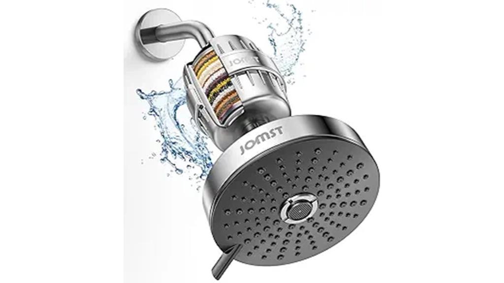 filtered multi setting shower