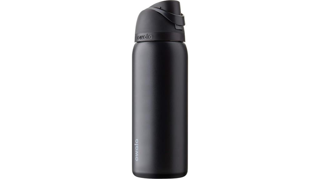 insulated stainless straw bottle