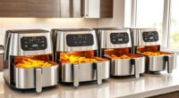 large family air fryers