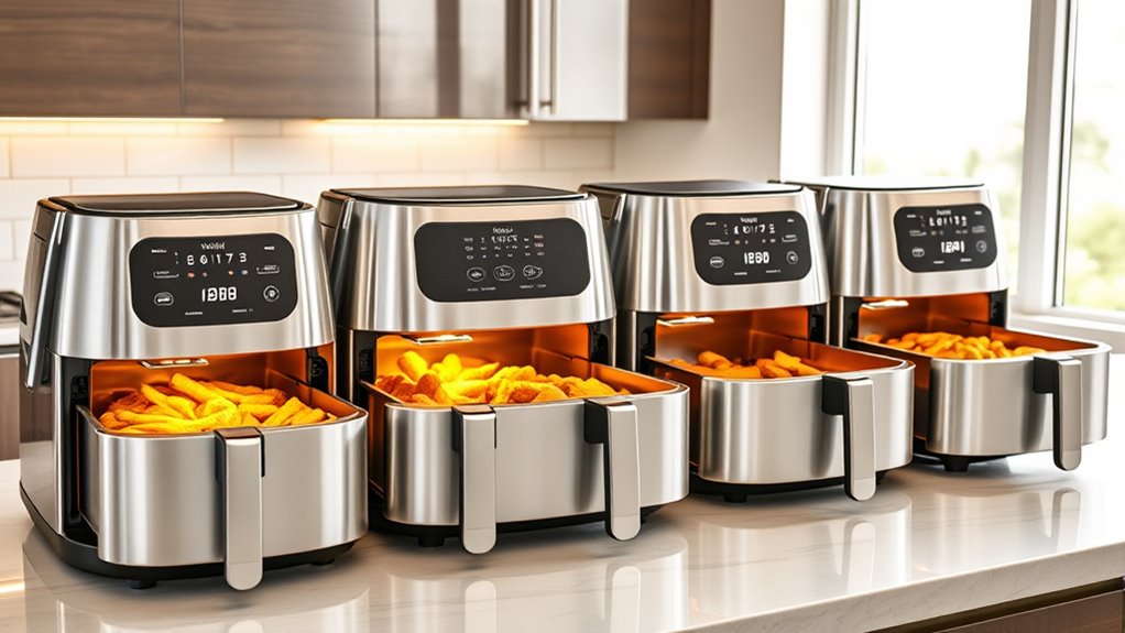 large family air fryers