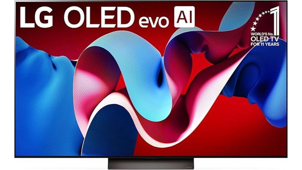 large oled tv display