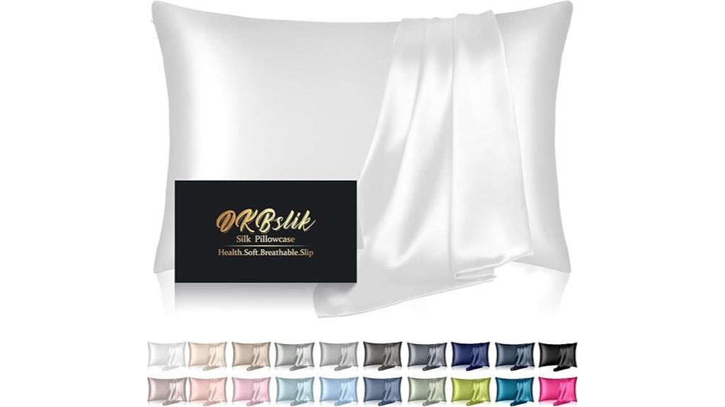 luxury cooling satin pillowcase
