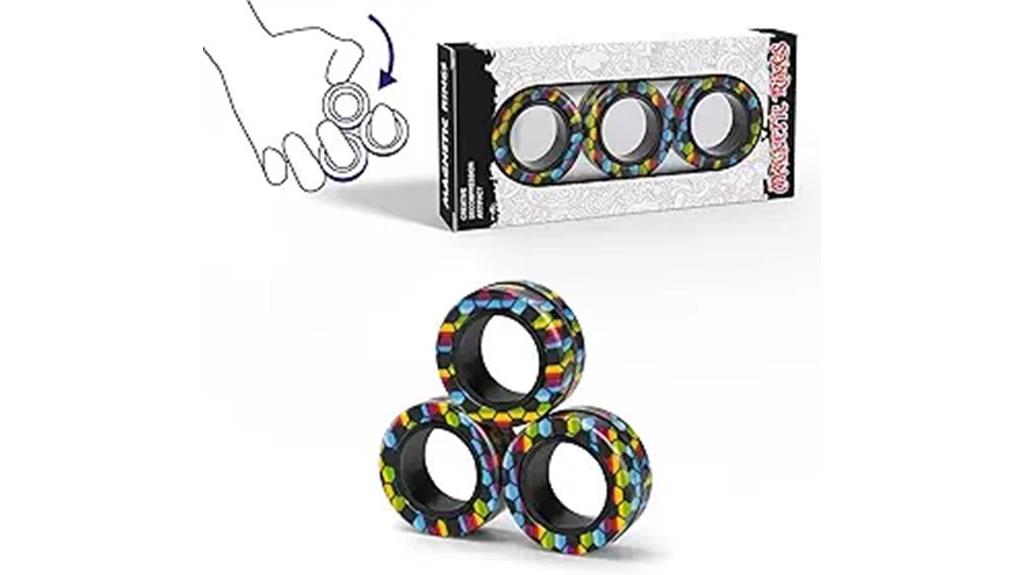 magnetic rings fidget pack