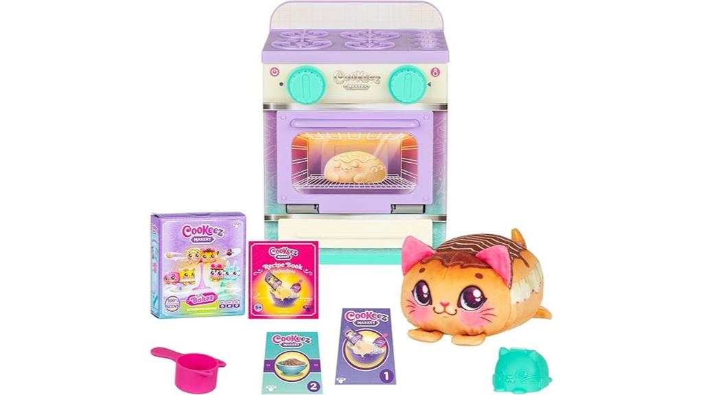 mini oven plush set
