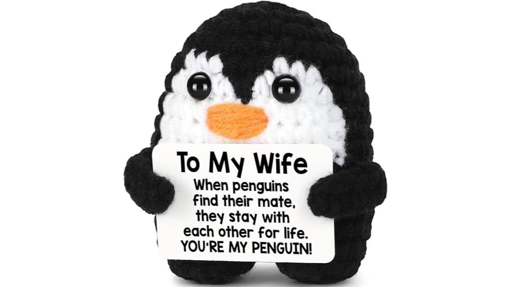 penguin love sign decor
