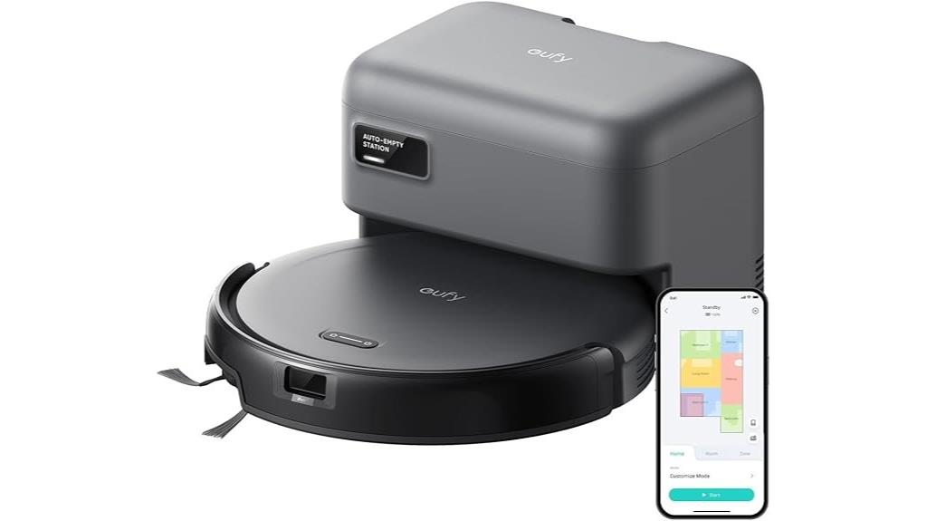 self emptying smart robot