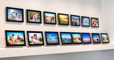 top email enabled digital frames