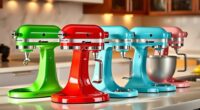 top kitchenaid mixer colors