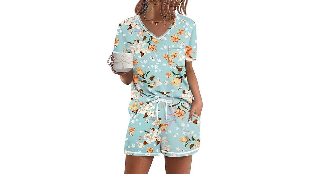 women s pocket pajama set