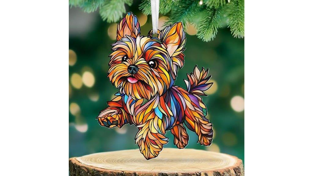 yorkie dog lover ornaments