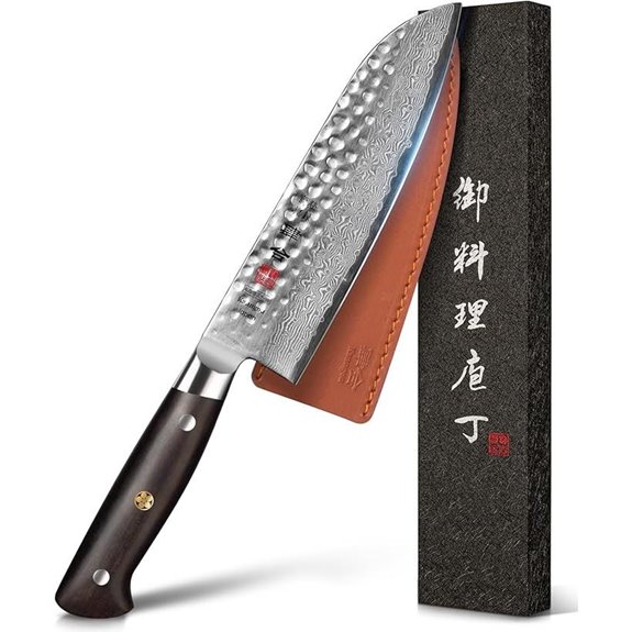 7-Inch Damascus Steel Santoku Chef Knife