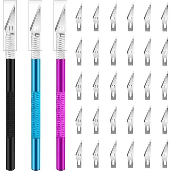 Exacto Knife Set with Blades for Crafts and Arts