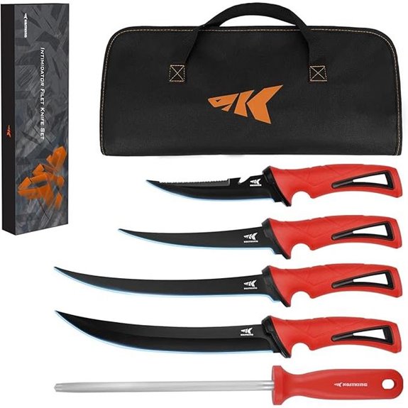 KastKing Intimidator Bait and Filet Knives Set