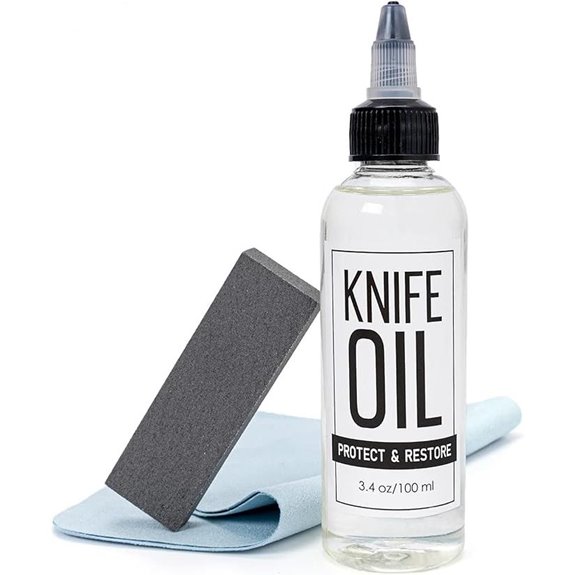 Knife Oil Rust Eraser Kit for Blade Maintenance