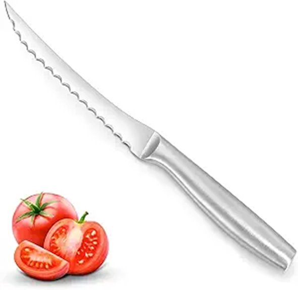 Tomato Knife with Serrated Blade for Fruits & Vegetables
