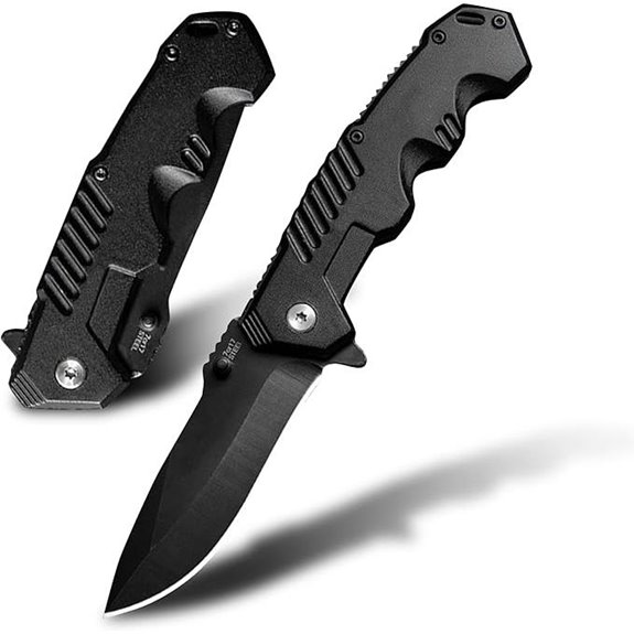 Pocket Folding Knife with Lockback and Stainless Steel Blade