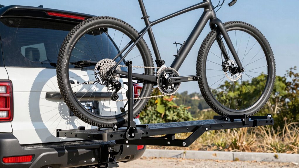 bike rack compatibility and security