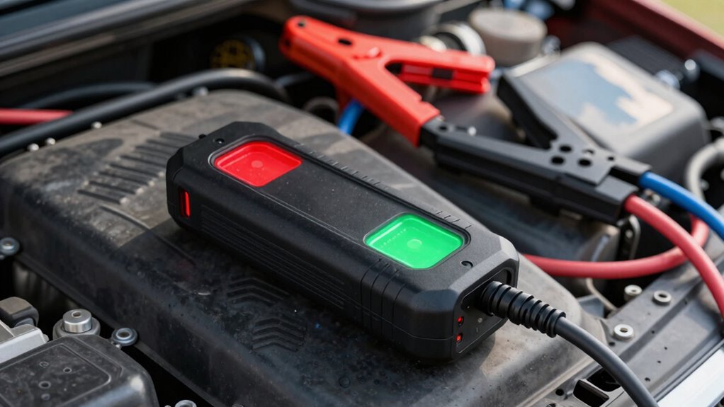 check cables charge maintain