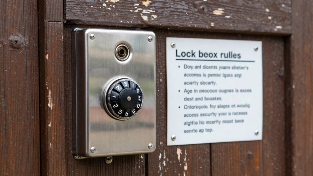 clear lock box access rules