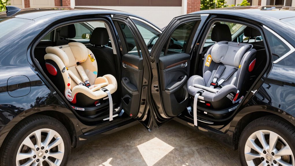 easy dual car seat setup
