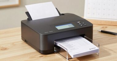 financial label printing system