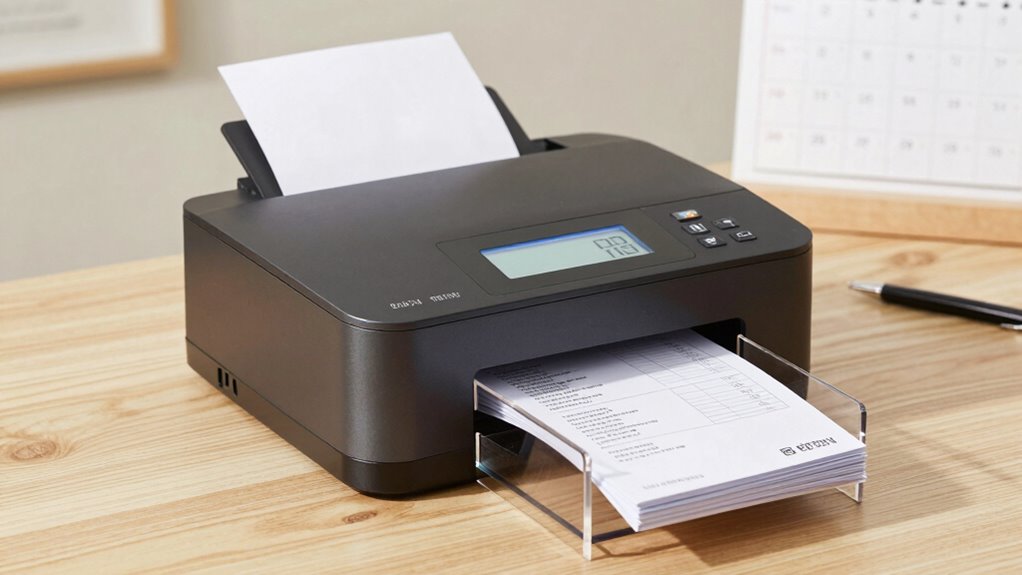 financial label printing system