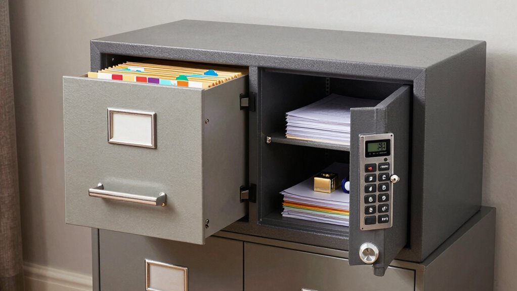fireproof filing cabinets secure