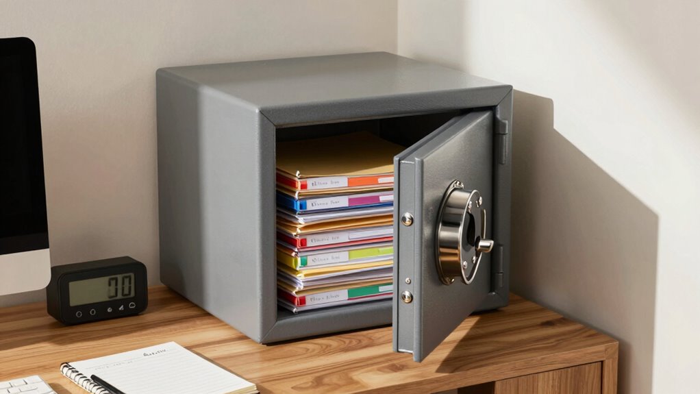 fireproof tax record storage