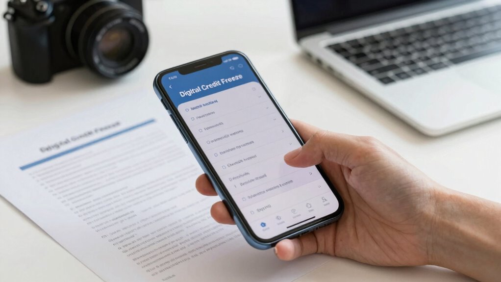 freeze credit after suspicion