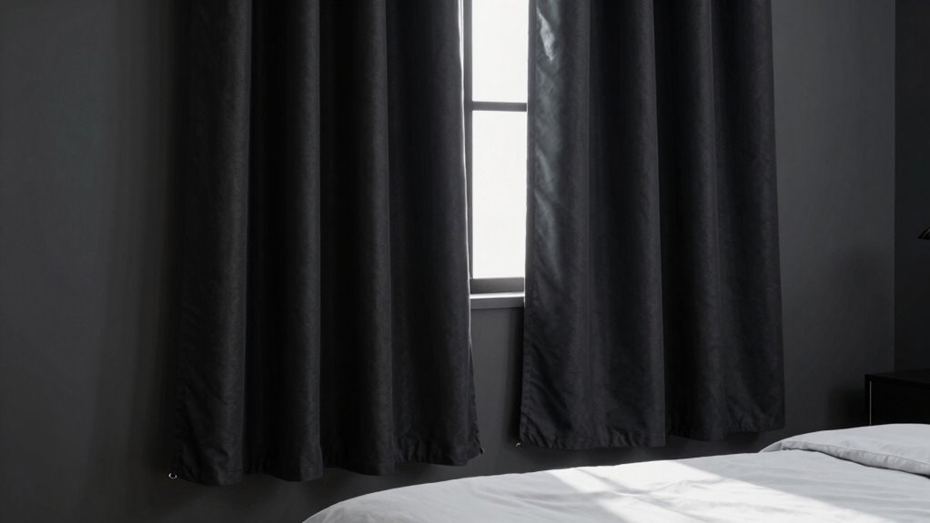 incorrect blackout curtain installation