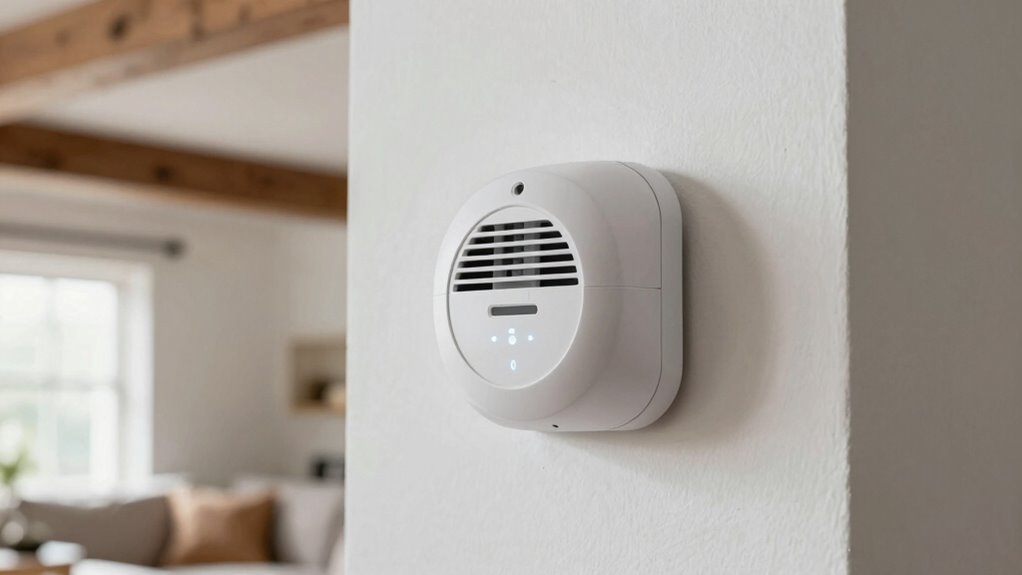 install detectors near sleeping areas